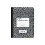 TOPS Composition Notebooks, 9.75" x 7.5", Wide Ruled, 100 Sheets, Marble Black (TOP 63795)~#|#~sp38165513_sc7