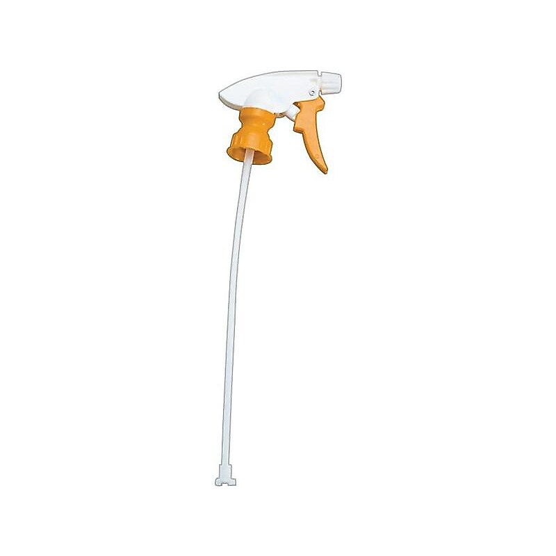 Impact Spray Bottle Nozzle, 1.5 mL Output, 28/400, Yellow/White (60192491) image 1