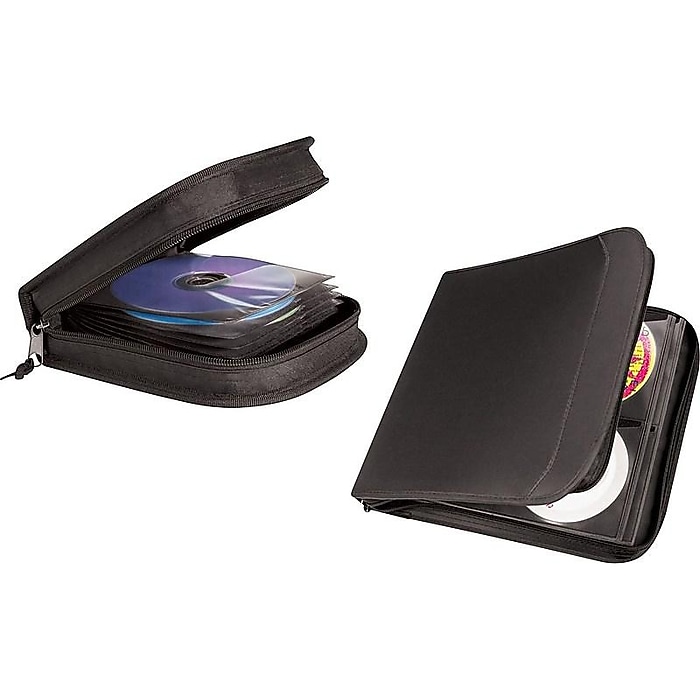Staples Wallet for CD/DVD, Black Nylon (33311) | Staples