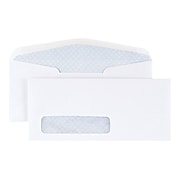Staples™ Gummed Security Tinted #10 Business Envelopes, 4 1/8" x 9 1/2", White Wove, 500/Box (SPL918161)