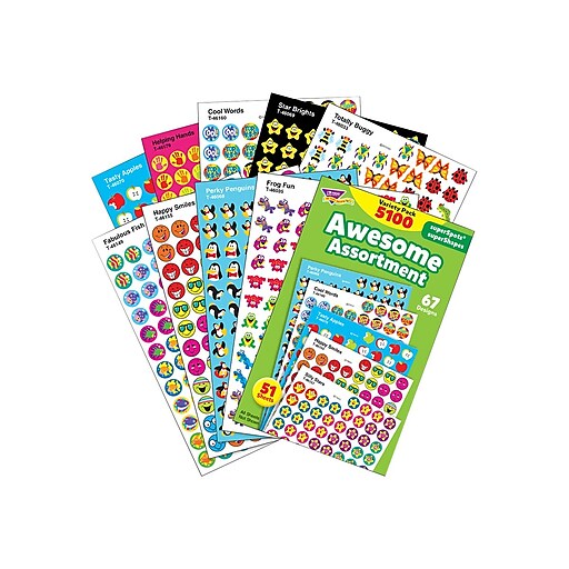 Trend Enterprises Silly Stars superSpots Stickers