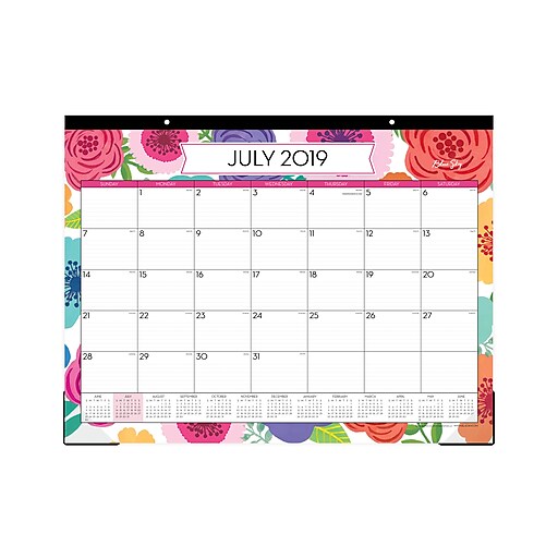 Shop Staples For 2019 2020 Blue Sky 22 X 17 Desk Pad Mahalo