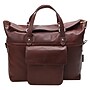 Mcklein Leather Roll Top Duffel Bag, Brown (88754)~#|#~sp38459625_sc7