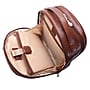 Mcklein Leather Dual Compartment Laptop Backpack, Parker, Pebble Grain Calfskin Leather, Brown (88554)~#|#~sp38459671_sc7