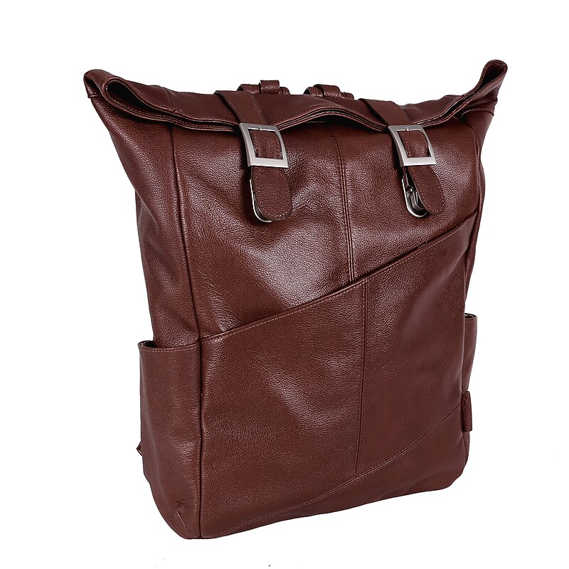McKlein S Series Leather Laptop Backpack, Medium, Brown (88734) image 1