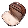 Mcklein Leather Dual Compartment Laptop Backpack, Parker, Pebble Grain Calfskin Leather, Brown (88554)~#|#~sp38459773_sc7