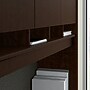 Bush Business Furniture Westfield 72"W 3 Position Sit to Stand L Desk w/ Hutch and File Cabinet, Mocha Cherry (SRC124MRSU)~#|#~sp38462127_sc7