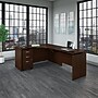Bush Business Furniture Westfield 60"W Right Hand 3 Position Sit to Stand L Desk w/ File Cabinet, Mocha Cherry (SRC128MRSU)~#|#~sp38463772_sc7