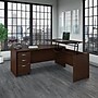 Bush Business Furniture Westfield 72"W 3 Position Bow Front Sit to Stand L Desk w/ File Cabinet, Mocha Cherry (SRC126MRSU)~#|#~sp38463780_sc7