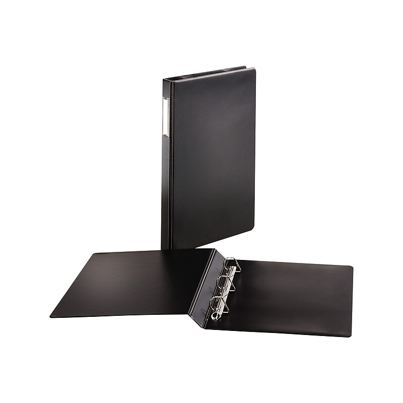 Cardinal 1" 3-Ring Non-View Binder, D-Ring, Black (14232V3) image 1