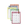 C-Line 9" x 12" Reusable Dry Erase Pockets, Assorted Colors, 10/Pack (CLI40610)~#|#~sp38714961_sc7