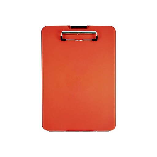 Saunders SlimMate Plastic Storage Clipboard, Letter Size, Red (00560