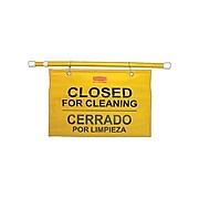 Rubbermaid Commercial Products Keep Away Hanging Sign, Yellow (FG9S1600YEL)