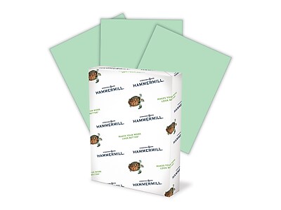 Hammermill Colors Green, 20-Pounds, 8.5x14, Legal, 500 Sheets/1 Ream (103374R) Set Of 2