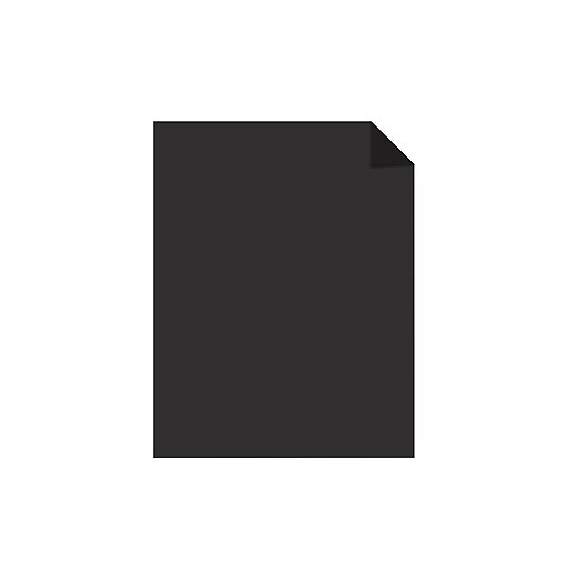 Astrobrights Color Cardstock, 65 lb, 8.5 x 11, Eclipse Black, 100/Pack  (2202401)