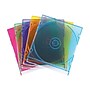 Staples Slim Jewel Cases for CD/DVD, Assorted Plastic (10380-CC)~#|#~sp38715625_sc7