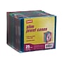 Staples Slim Jewel Cases for CD/DVD, Assorted Plastic (10380-CC)~#|#~sp38715627_sc7