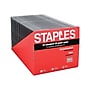 Staples Standard Jewel Cases for CD, Black Plastic (30026-CC)~#|#~sp38715631_sc7