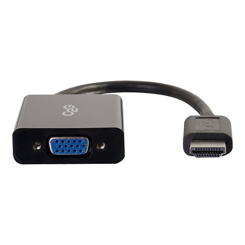 C2G HDMI to VGA Converter, Male to Female (41350) image 1