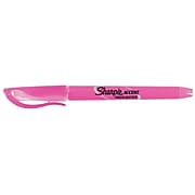 Sharpie Pocket Stick Highlighters, Chisel Tip, Flourescent Pink, Dozen (27009)