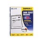 C-Line Stitched Job Ticket Holder, 8.5" x 11", Clear/Black, 25/Box (46911)~#|#~sp39611628_sc7