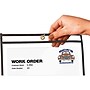 C-Line Stitched Job Ticket Holder, 8.5" x 11", Clear/Black, 25/Box (46911)~#|#~sp39611631_sc7