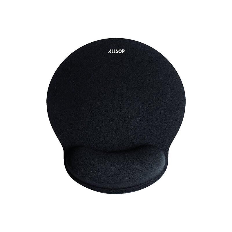 Allsop Foam Mouse Pad/Wrist Rest Combo, Black (30203) image 1