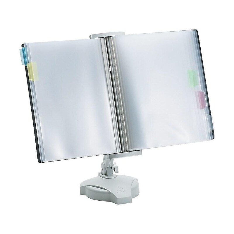 Fellowes Reference Plastic Rack, 18.63" x 21.13", Platinum (22300) image 1