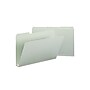 Smead Heavy Duty Pressboard File Folder, 1/3-Cut Tab, 2" Expansion, Legal Size, Gray/Green, 25/Box  (18234)~#|#~sp39611662_sc7
