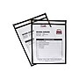 C-Line Vinyl Job Ticket Holders, 9" x 12", Clear with Black Edges25/Box (46912)~#|#~sp39611748_sc7