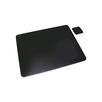 Artistic Anti-Slip Leather Desk Pad, 36" x 20", Black (AOP2036LE)