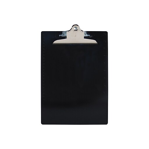 Saunders Recycled Plastic Clipboard, Letter Size, Black (21603