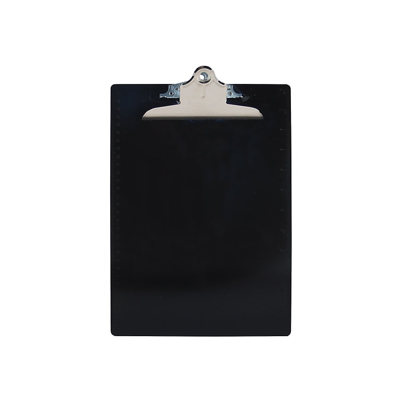 Saunders Recycled Plastic Clipboard, Letter Size, Black (21603) image 1