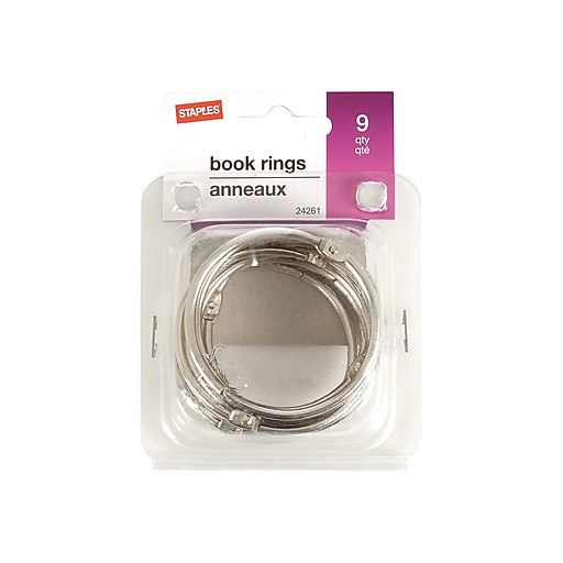 Office Depot Brand Book Rings 2 Silver Pack Of 25 - Office Depot