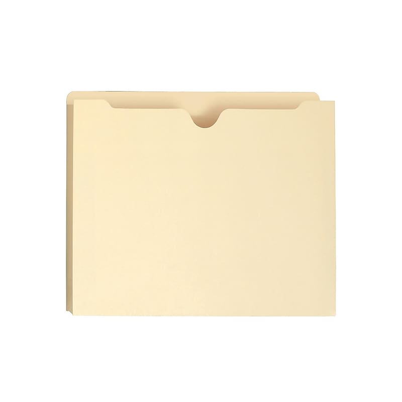 Smead File Jackets, 1" Expansion, Letter Size, Manila, 50/Box (75439) image 1