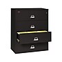 FireKing Classic 4-Drawer Lateral File Cabinet, 52.75" x 44.5", Letter/Legal, Fire Resistant, Black (4-4422-CBL)~#|#~sp39611984_sc7