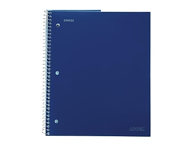 UPC 718103151580 product image for Staples Accel 1-Subject Notebook, 8.5