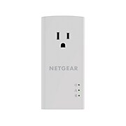 NETGEAR PowerLINE 1200 Mbps, 1 Gigabit Port with Pass-Through Extra Outlet (PLP1200)