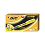 BIC Brite Liner Grip Stick Highlighters, Chisel, Yellow, Dozen (31255)~#|#~sp39612117_sc7