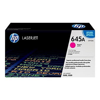 HP 645A Magenta Standard Yield Toner Cartridge (C9733A)