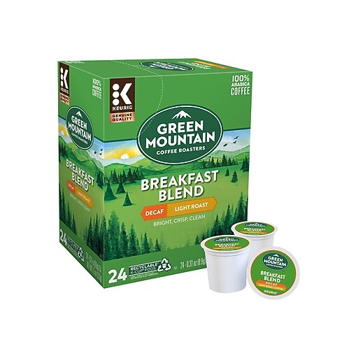 Keurig® KCup® Green Mountain® Breakfast Blend Decaf Coffee
