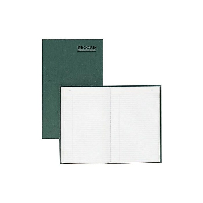 MERGE documents グリーン Rediform Emerald Series Record Book, 6.25