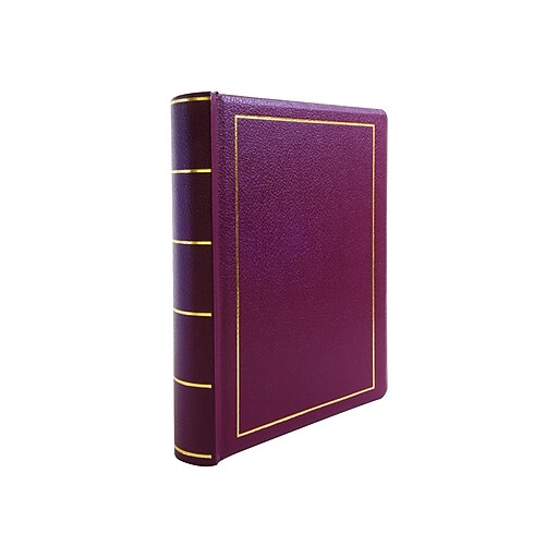 Wilson Jones Minute Record Book, 9.3"W x 11.6"H x 1.7"D, Red (W039611