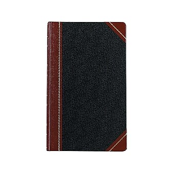 Boorum & Pease 9 Series Record Book, 8.63"W x 14.13"H x 1.63"D, Black (9-300-R)