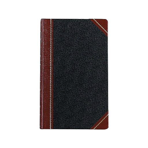 Boorum & Pease 9 Series Record Book, 8.63"W x 14.13"H, Black, 250