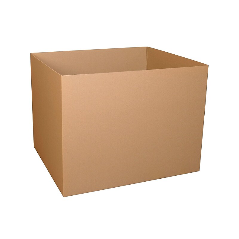 SI Products 48" x 40" x 36" Gaylord Boxes, ECT Rated, Double Wall, Brown, 5/Bundle (BSCGAYLORDDW) image 1