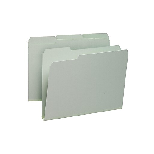 Smead Heavy Duty File Folder, 1/3Cut Tab, 1" Expansion, Letter Size