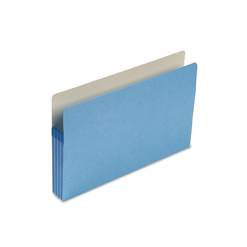 Smead File Pocket, 3.5" Expansion, Legal Size, Blue (74225) image 1