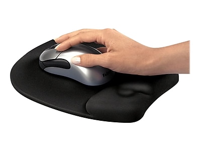Ergonomic Mouse Pad With Memory Foam Wrist Rest & Office Shortcuts - Excel Cheat Sheet Design