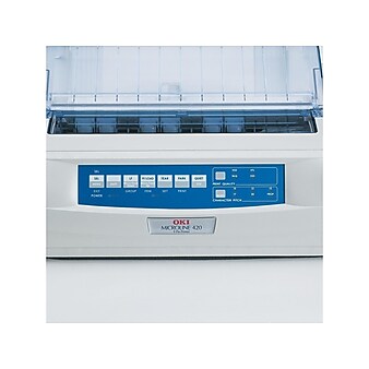 OKI 400 Series Microline 420 USB/Parallel Monochrome Dot Matrix Printer, White (62418701)